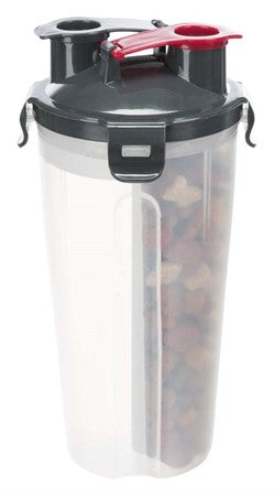 Foder/vattenbehllare, plast, 2 0.35 L/11 23 cm