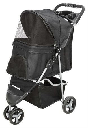 Djurvagn Buggy, hopfllbar, 47h10080 cm, svart