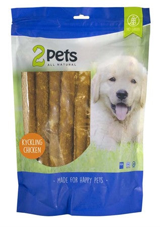 2pets Tuggrulle m kycklingfil 28cm 12-pack XL, 1000g