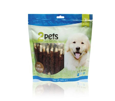 2pets tuggpinne m lamm 30-pack 400gr