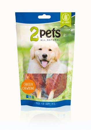 2pets Dogsnack Chicken Chewbone 100g