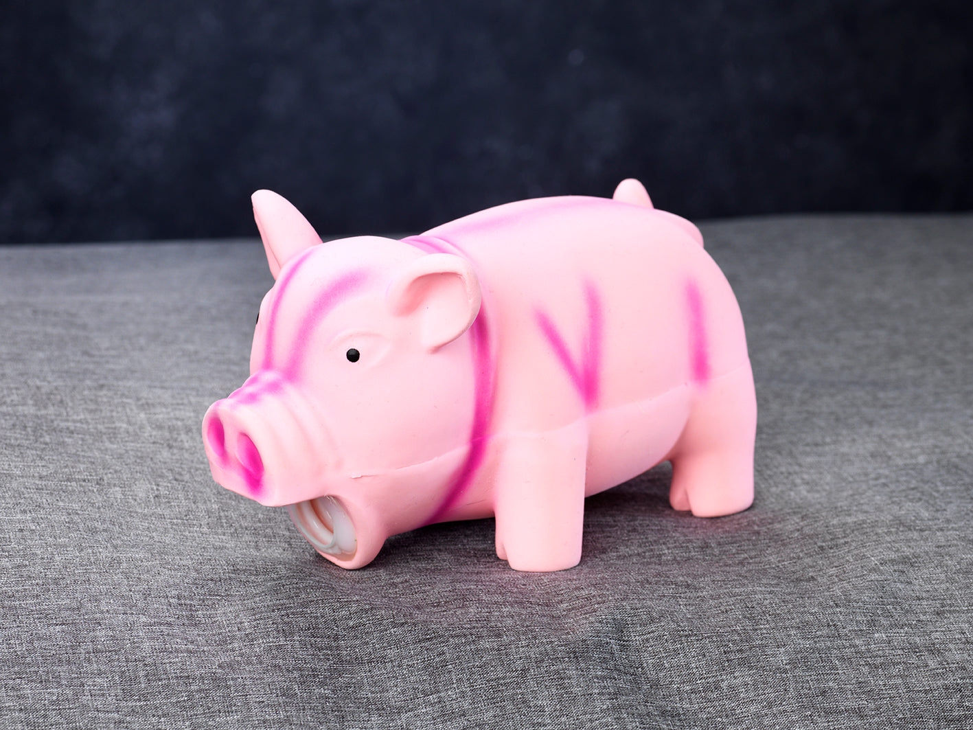 Hundleksak Gris Rosa 15cm