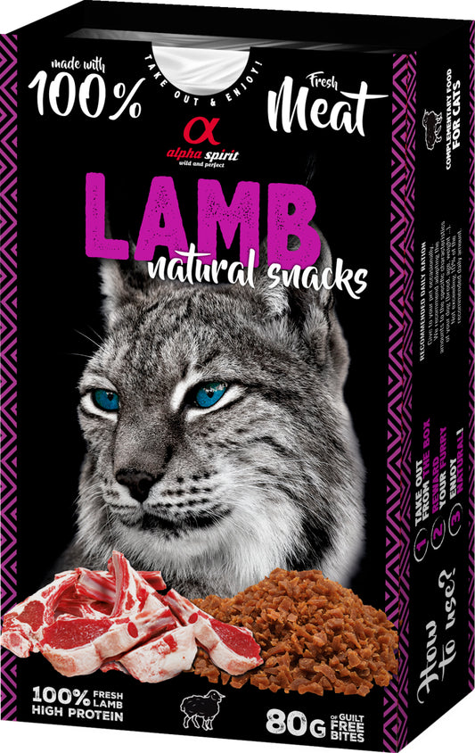 Alpha Spirit Cat Naturals Lamb godis (lamm)