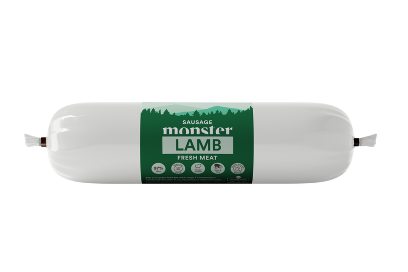 Monster Dog Sausage Lamb 200gr