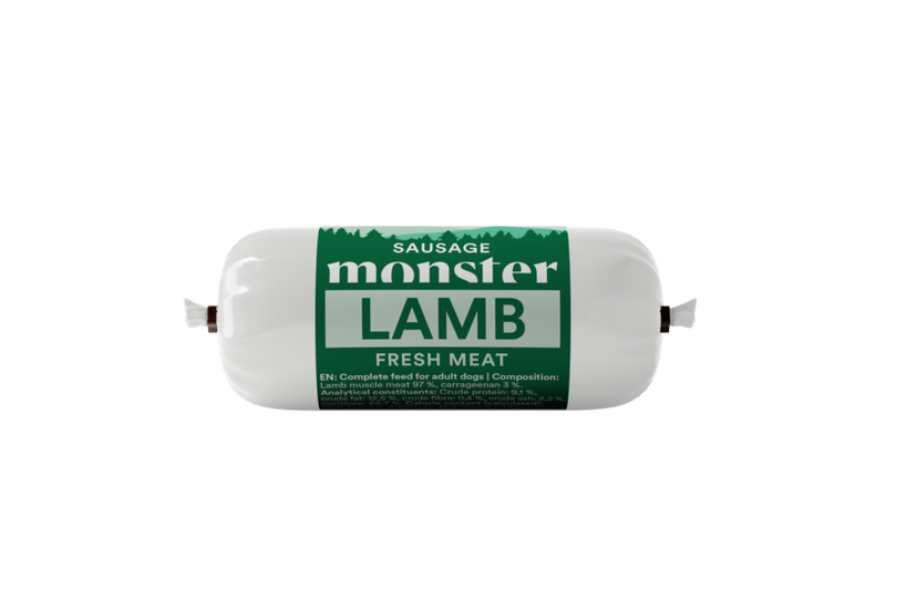 Monster Dog Sausage Lamb 80gr
