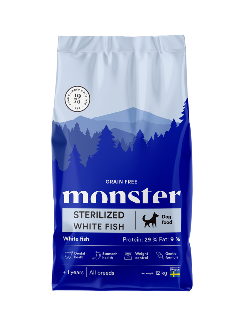Monster Dog GF Sterlized Fish 12kg