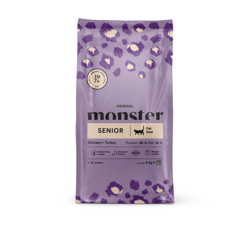 Monster Cat Original Senior Chicken/Turkey 6kg