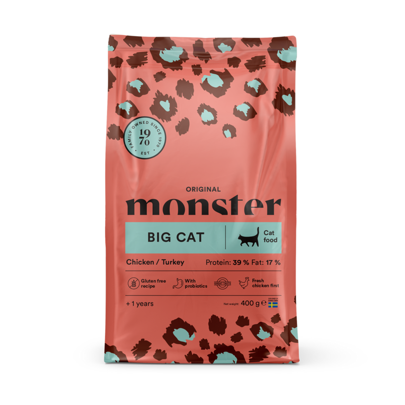 Monster Cat Original Big Cat Chick/Turkey 400gr