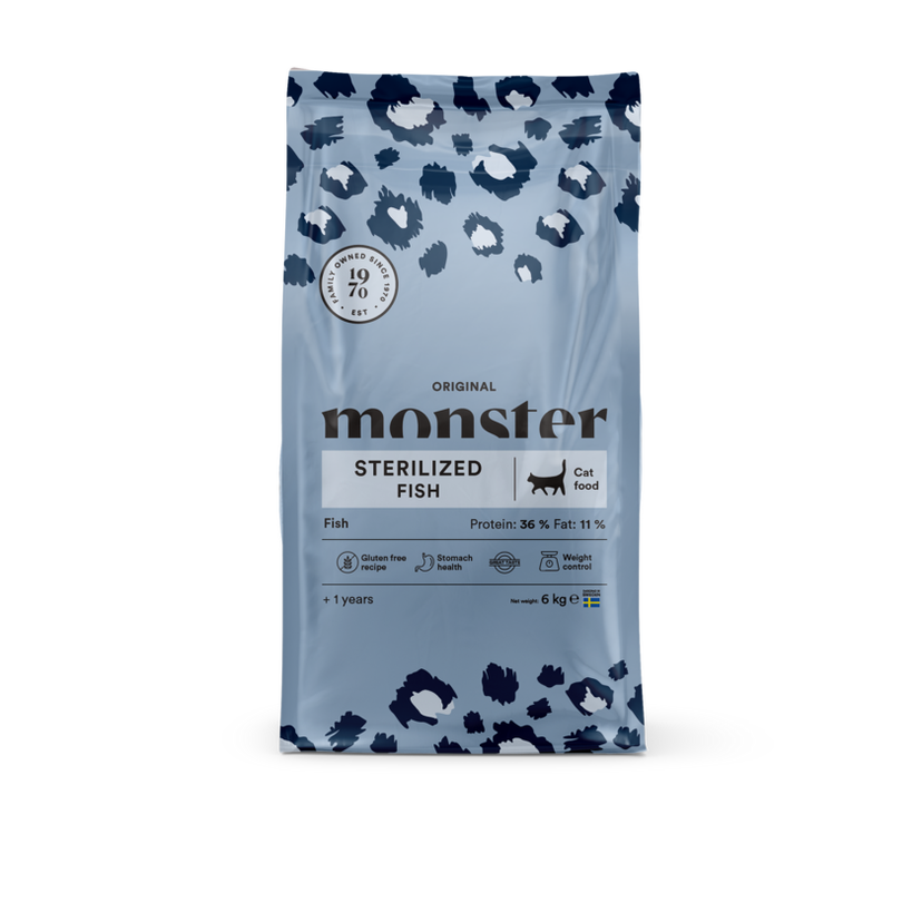 Monster Cat Original Sterilized Fish 6kg