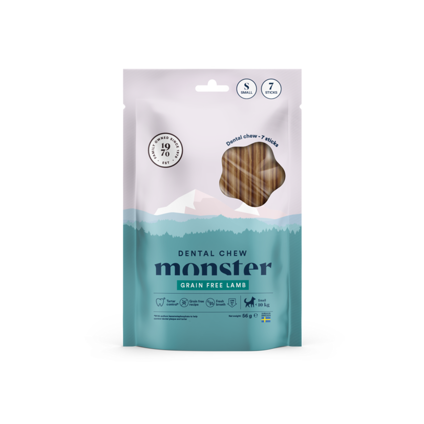 Monster Dog Dental Chew Lamb S Week (7st)