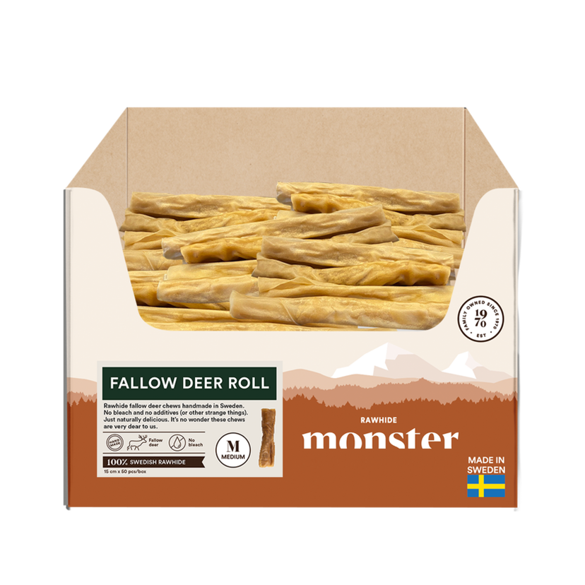 Monster Raw Fallow deer Roll M