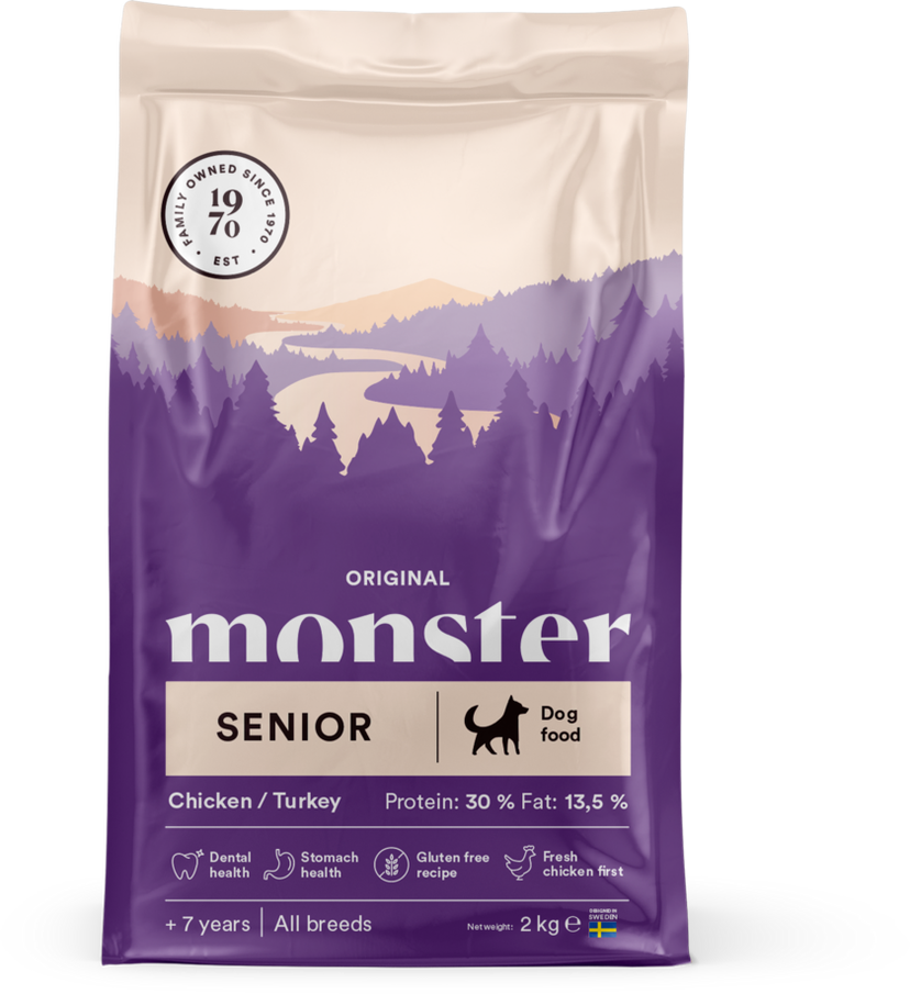 Monster Dog Orig. Senior Chicken/Turkey 2kg