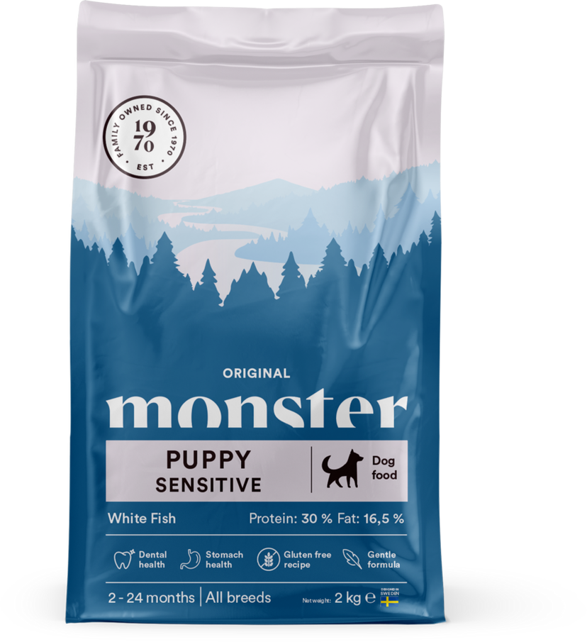 Monster Original Puppy Sens. White Fish 2kg