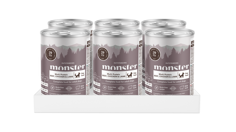 Monster Multi Beef/ Chicken/ Lamb Burk 400gr