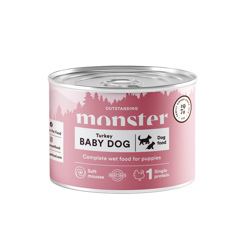 Monster Dog Baby Mousse Burk 190gr