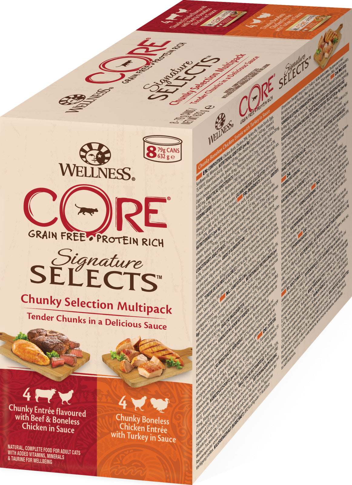 CORE Sig.Selects Chunky Selection Multipack, 8 x 79g