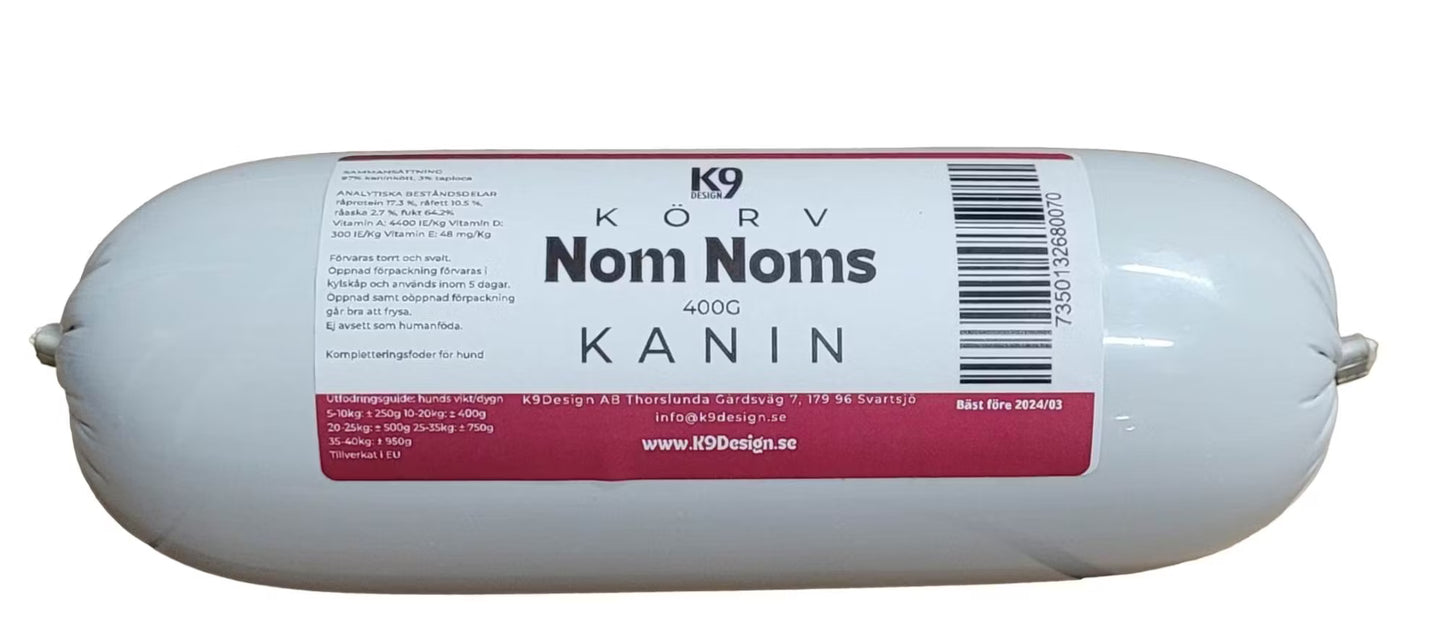 Nom Noms KÖRV Kanin 400gr