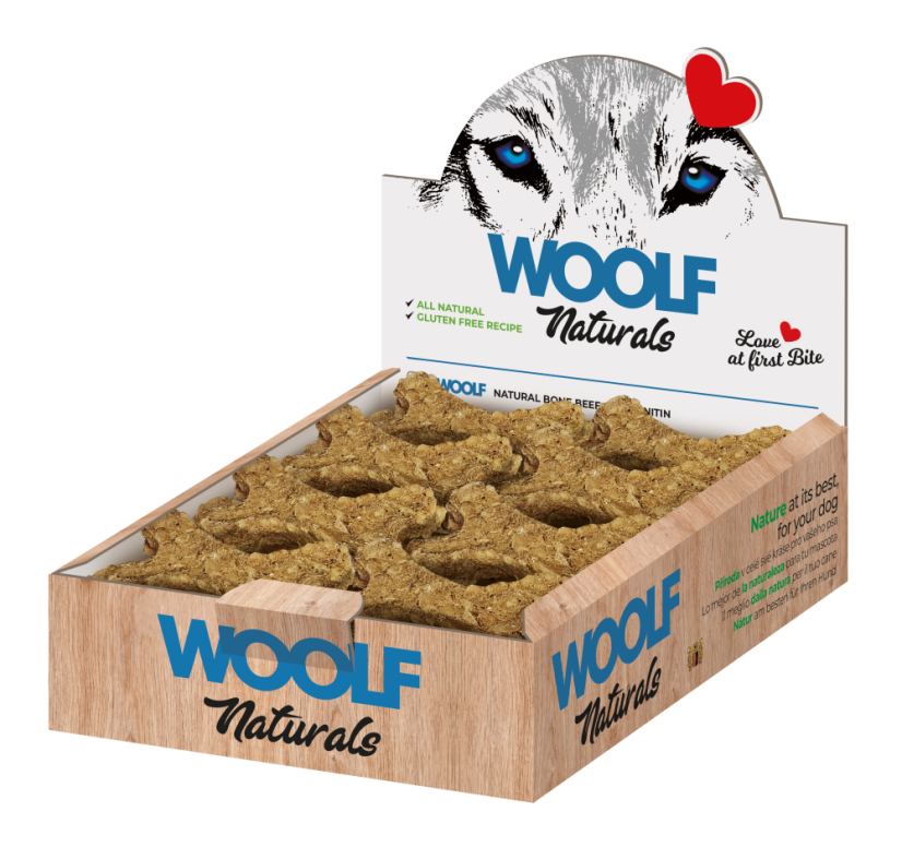 Woolf Natural Bone Beef & Vegetables & Glukosamine