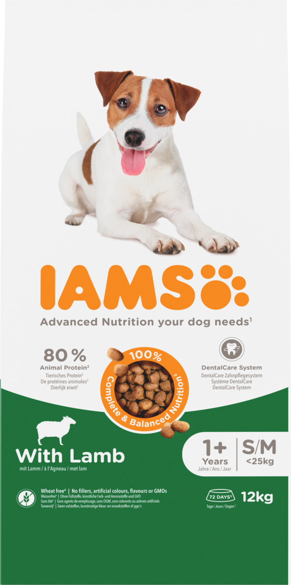 Iams Dog Adult S/M Lamb 12kg
