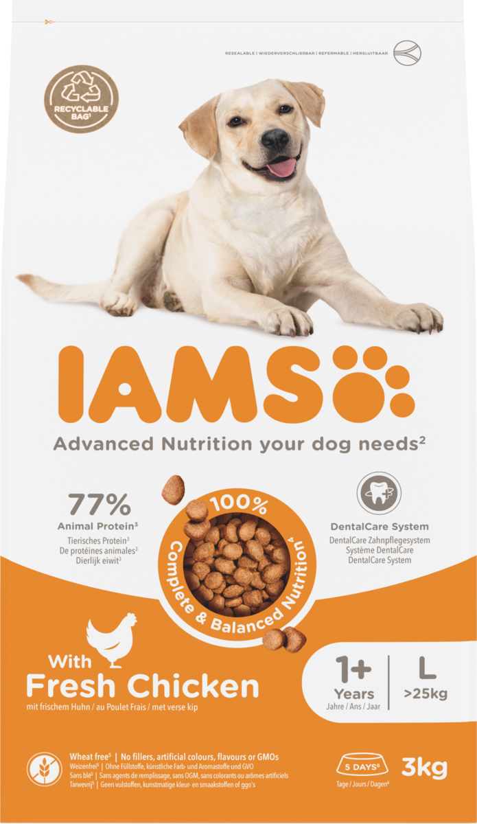 Iams Dog Adult Large Chicken 3kg