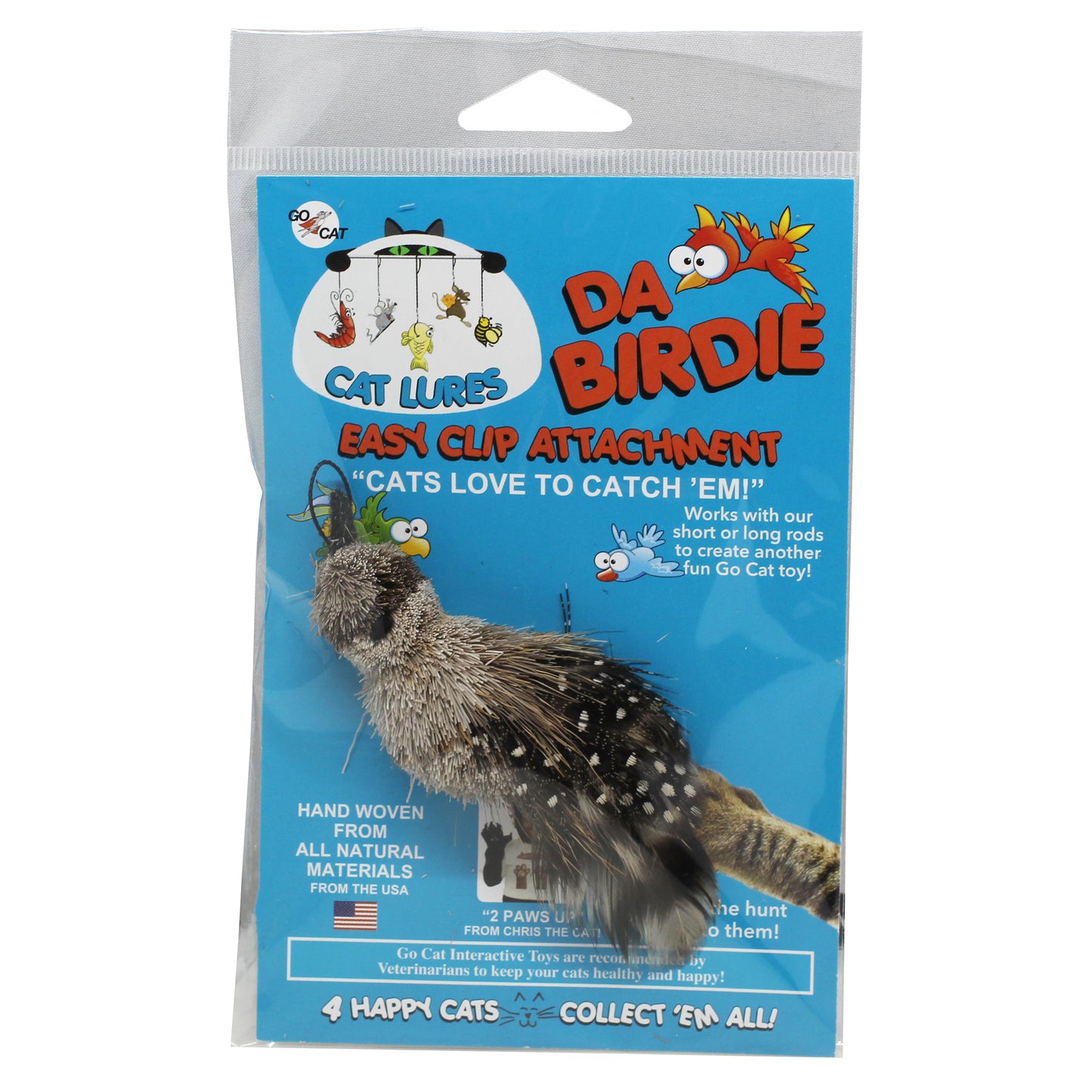 Kattleksak Da Bird Birdie Tafs Go Cat
