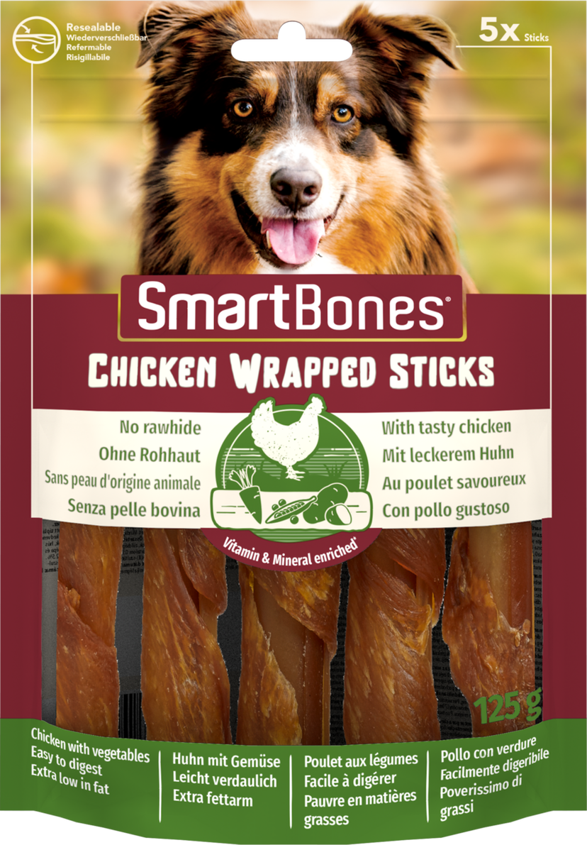 SmartBones Chicken Wrapped Sticks 5 Pk