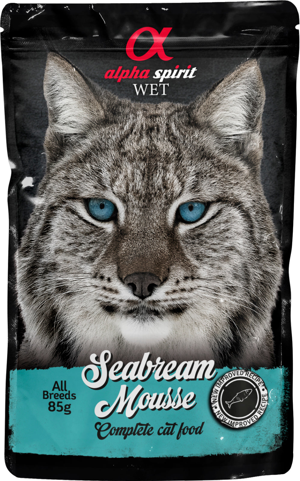AlphaSpirit Cat Pouch Mousse Sea Brum (havsruda)