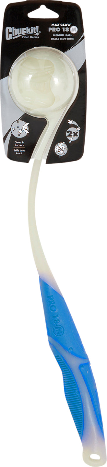 CHUCKIT Katapult med boll, sjlvlysande