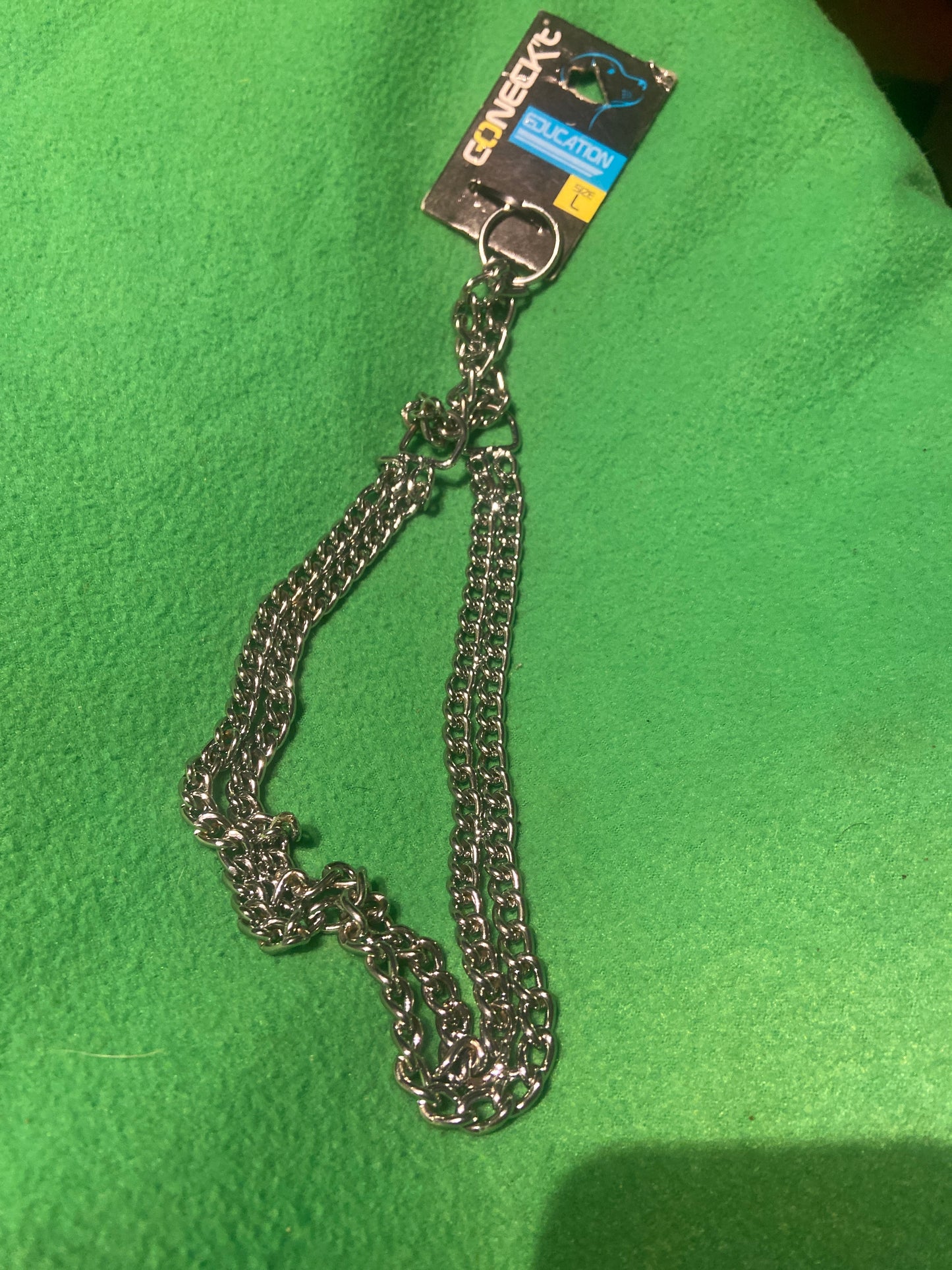 Halvstryp med dubbelkedja L Coneckt 2,5mmx60cm