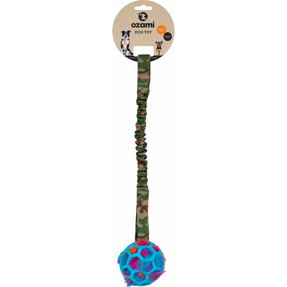 Ozami Play-n-tug Ball With With Crinklegreen Cammo 50cm
