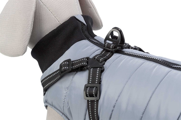 Pontis täcke med sele Grå