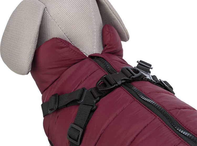 Vintertäcke m. sele Pirou sangria (Vinröd)