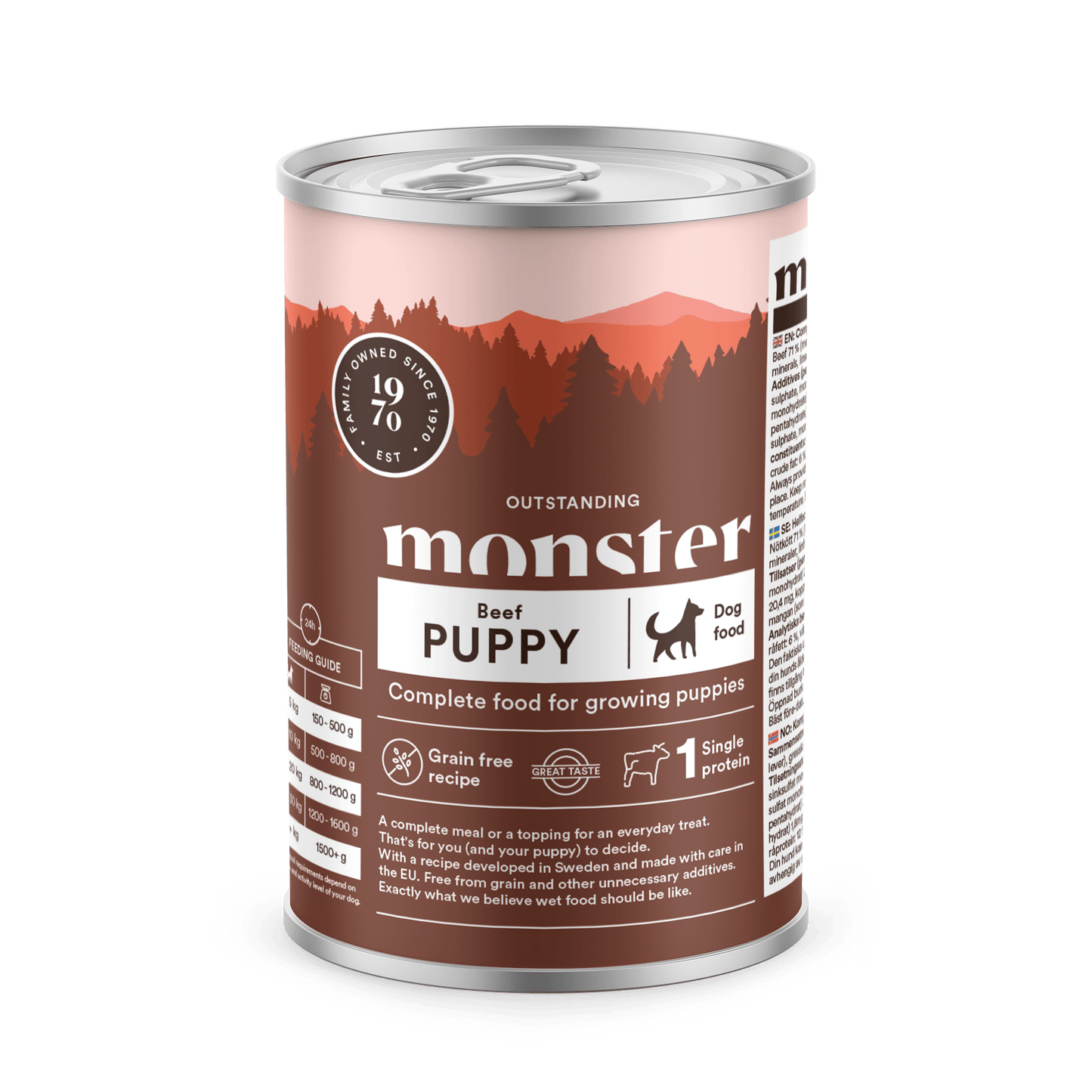 Monster Dog Puppy Beef Burk