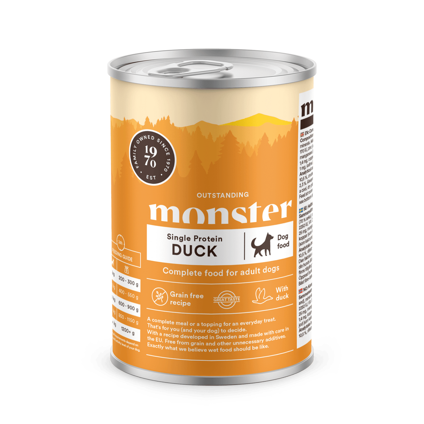 Monster Dog Adult Single Duck Burk