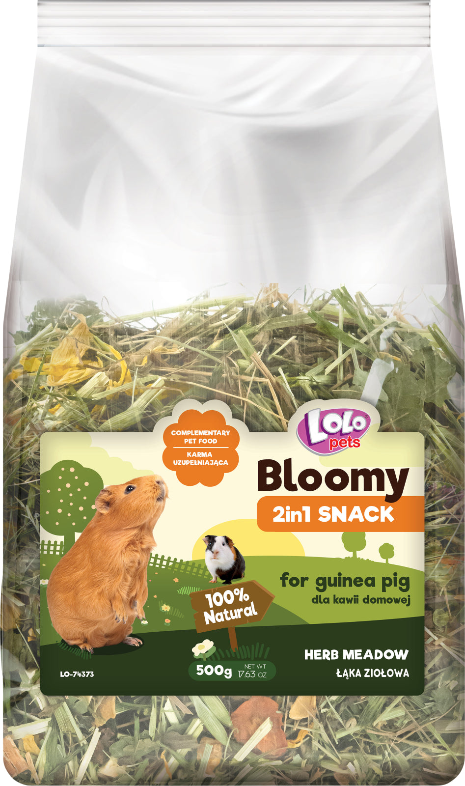 Bloomy 2in1 Snack - vxtbaserad ng fr marsvin