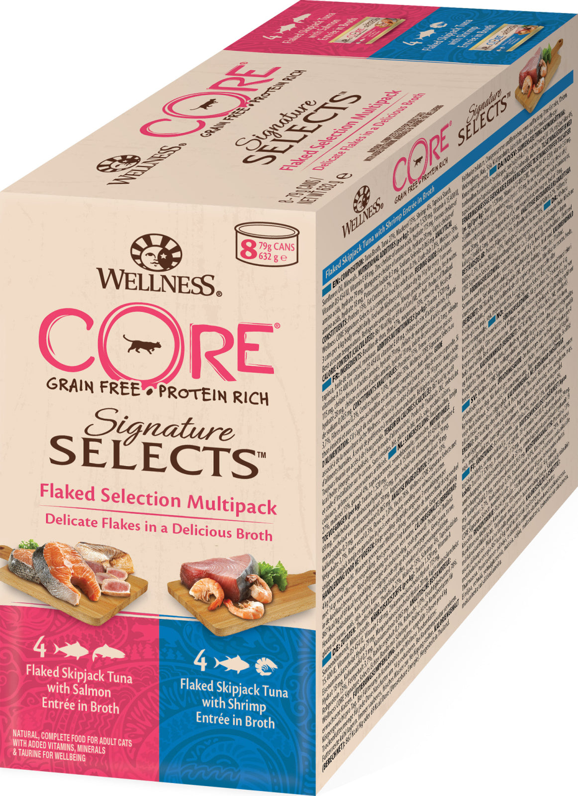 CORE Sig.Selects Flaked Selection Multipack, 8 x 79g