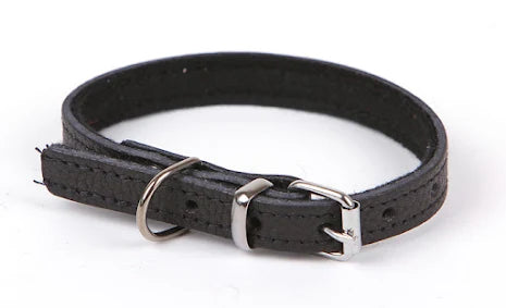 Småhundshalsband 25cm Svart