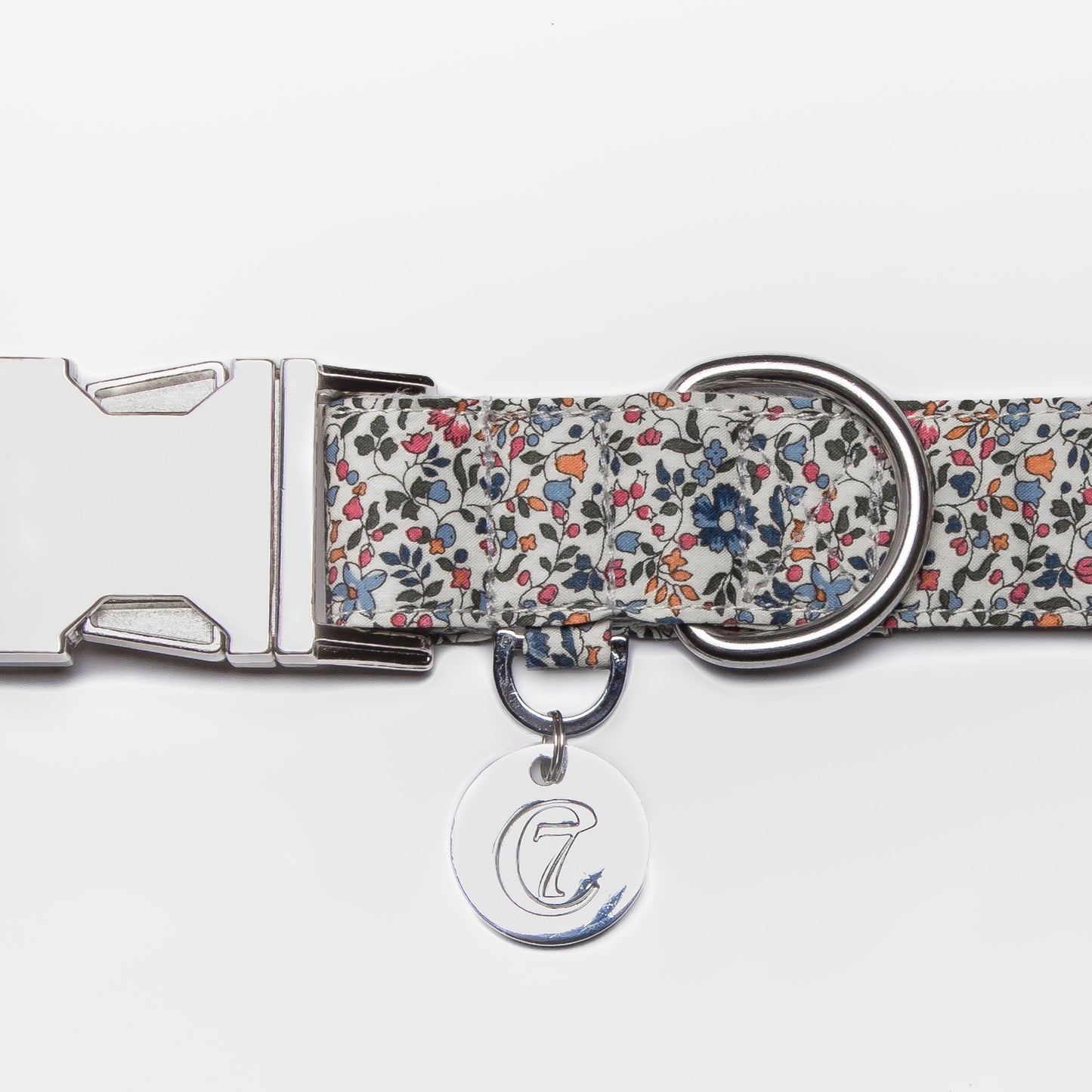 Charlie-And-Friends-Hundprodukter-Hundhalsband-Småblommigt-Front