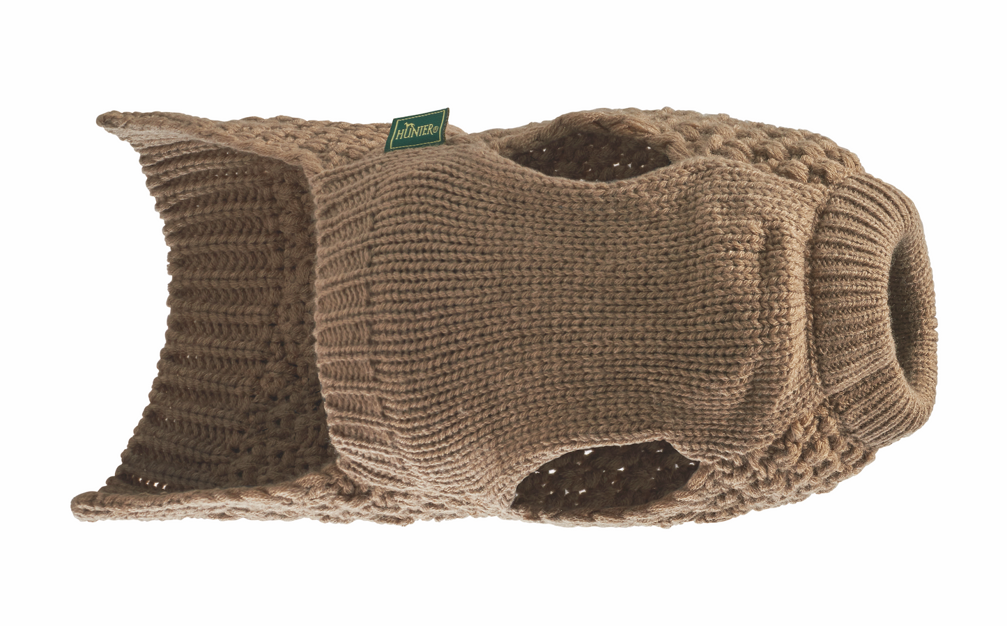 Charlie-And-Friends-Hundprodukter-Hundkläder-Hundtröja-Stickad-Brun-Front