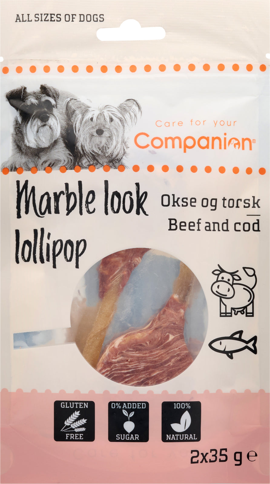 Companion Marble look lollipop, ntktt och torsk