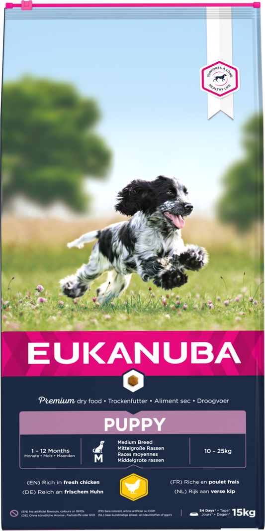 EUK Puppy Medium Chicken 15kg