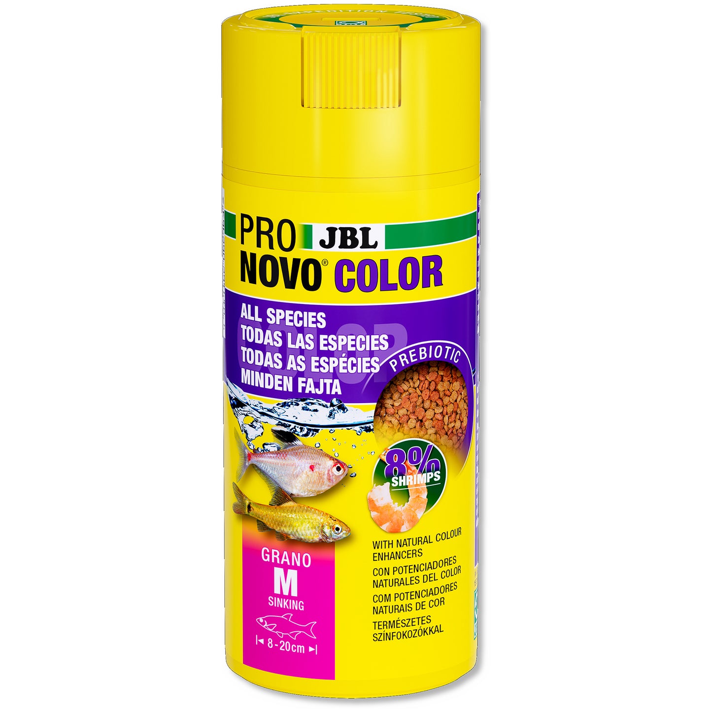 Fiskfoder JBL Pronovo Color Grano Medium Click 250ml