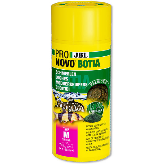 Fiskfoder JBL Pronovo Botia Tab Medium 250ml
