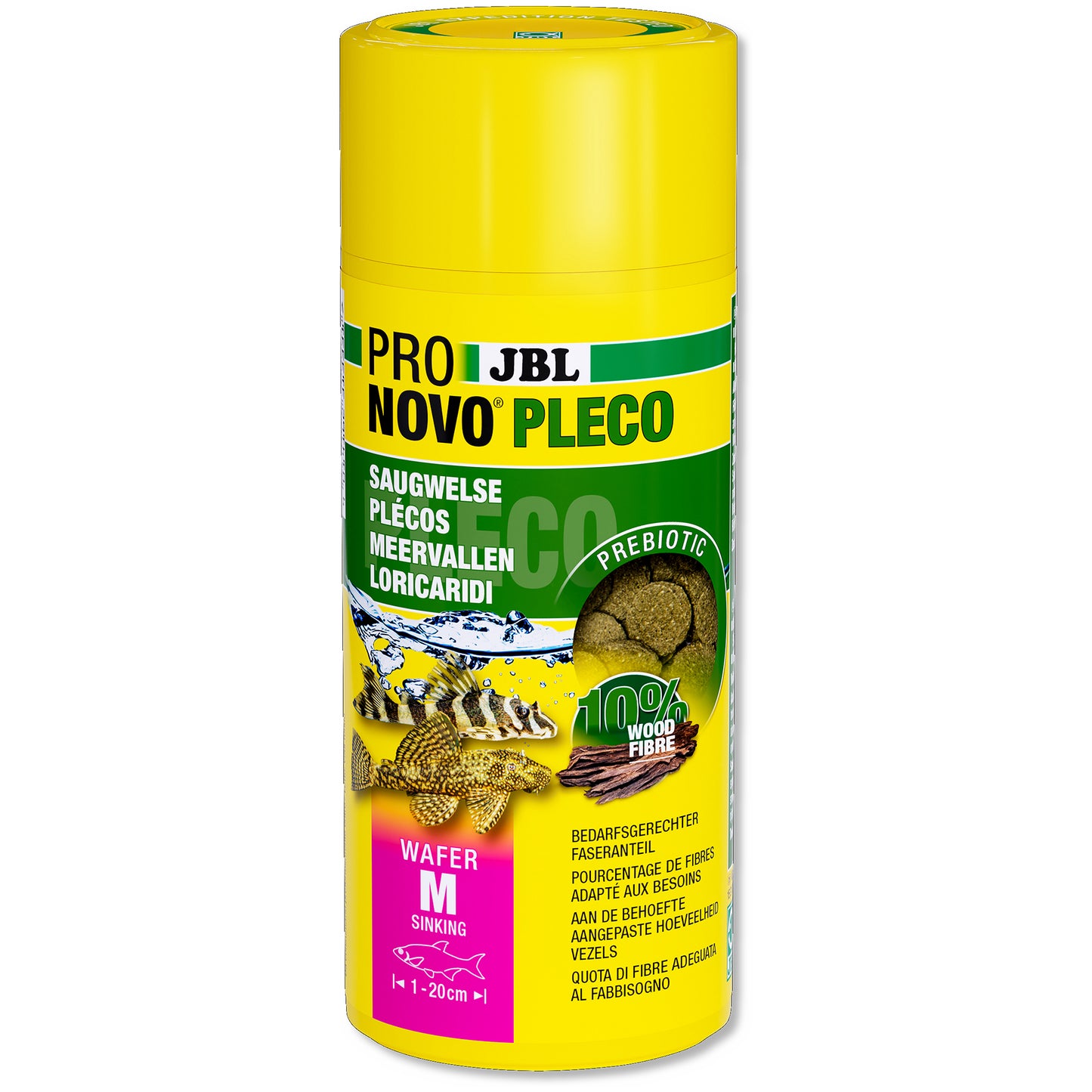 Fiskfoder JBL Pronovo Pleco Wafer M 250ml