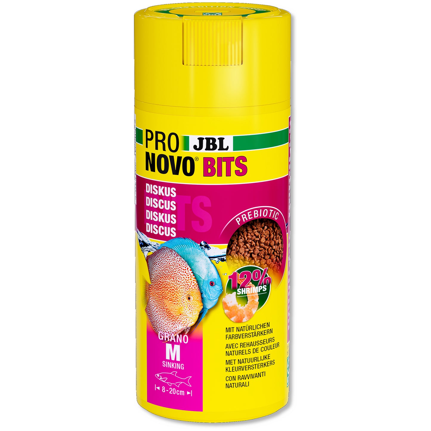 Fiskfoder JBL Pronovo Bits Grano Medium Click 250ml