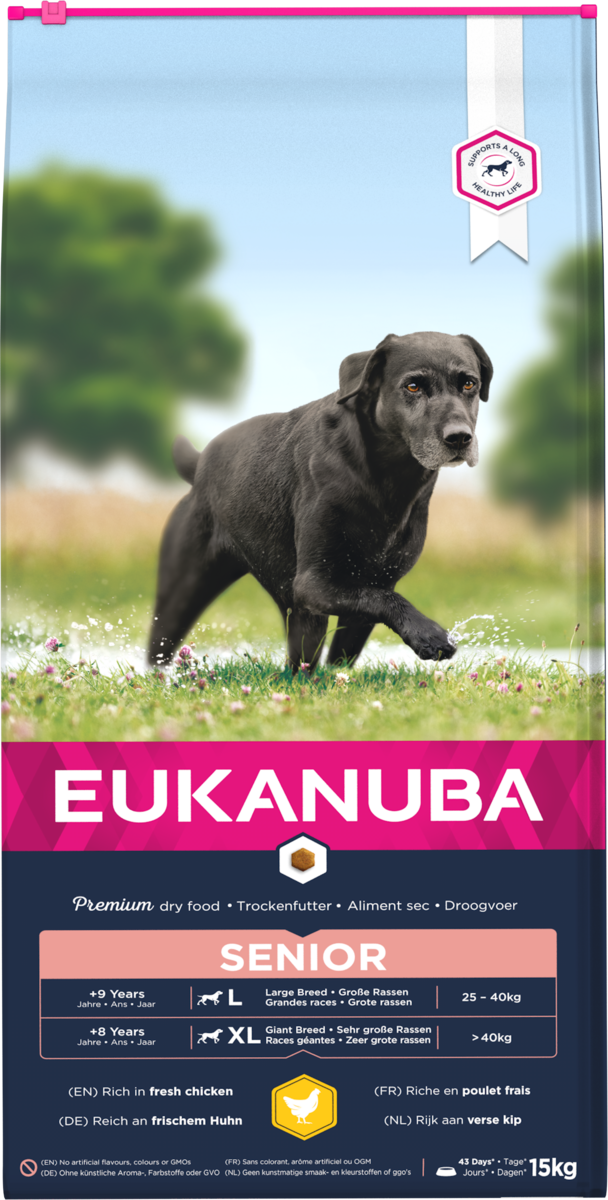 EUK Senior Large Breed Chicken 15kg