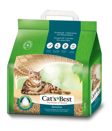 Cats Best Sensitive 8 L/2,9 kg, klumpbildande