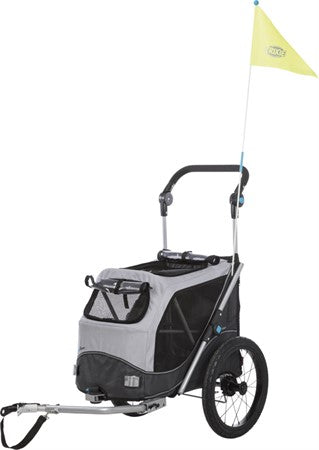 Cykelvagn, quick-fold, S: 58x93x74/114cm gr