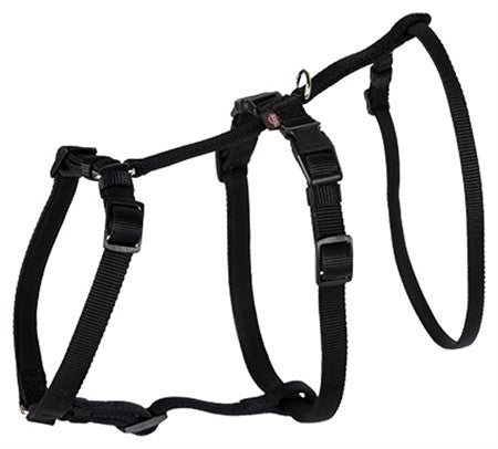 Stay sele, XS-S: 30-40 cm/10 mm, svart