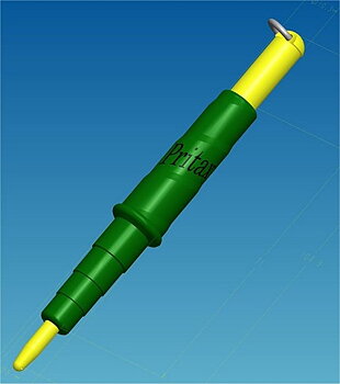 Pritax Tic-Picker with key ring Green